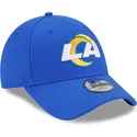 bone-curvo-azul-ajustavel-para-crianca-9forty-the-league-da-los-angeles-rams-nfl-da-new-era