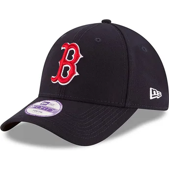 Boné curvo azul marinho ajustável para criança 9FORTY The League da Boston Red Sox MLB da New Era