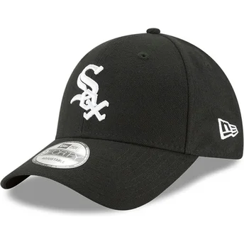 Boné curvo preto ajustável para criança 9FORTY The League da Chicago White Sox MLB da New Era