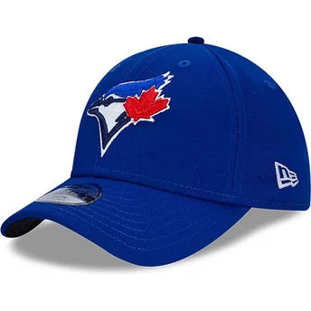 Boné curvo azul ajustável para criança 9FORTY The League da Toronto Blue Jays MLB da New Era