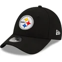 bone-curvo-preto-ajustavel-para-crianca-9forty-the-league-da-pittsburgh-steelers-nfl-da-new-era