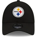 bone-curvo-preto-ajustavel-para-crianca-9forty-the-league-da-pittsburgh-steelers-nfl-da-new-era