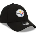 bone-curvo-preto-ajustavel-para-crianca-9forty-the-league-da-pittsburgh-steelers-nfl-da-new-era