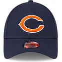 bone-curvo-azul-marinho-ajustavel-para-crianca-9forty-the-league-da-chicago-bears-nfl-da-new-era