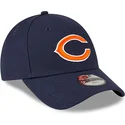 bone-curvo-azul-marinho-ajustavel-para-crianca-9forty-the-league-da-chicago-bears-nfl-da-new-era