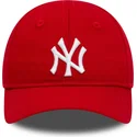 bone-curvo-vermelho-ajustavel-para-crianca-9forty-league-essential-inf-da-new-york-yankees-mlb-da-new-era