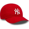 bone-curvo-vermelho-ajustavel-para-crianca-9forty-league-essential-inf-da-new-york-yankees-mlb-da-new-era