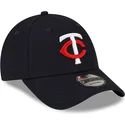 bone-curvo-azul-marinho-ajustavel-9forty-the-league-da-minnesota-twins-mlb-da-new-era