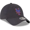 bone-curvo-cinza-ajustavel-9twenty-core-classic-da-new-york-mets-mlb-da-new-era