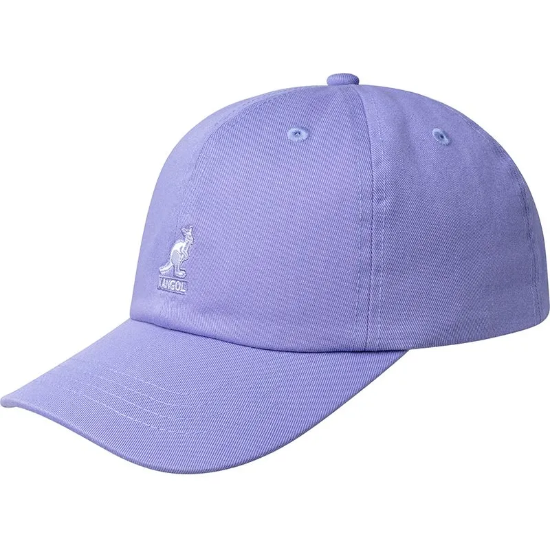 gorra-curva-violeta-ajustable-washed-baseball-iced-lilac-de-kangol