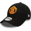 bone-curvo-preto-ajustavel-9forty-essential-do-manchester-united-football-club-da-new-era