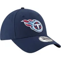 bone-curvo-azul-marinho-ajustavel-9forty-the-league-da-tennessee-titans-nfl-da-new-era