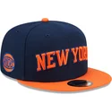 bone-plano-azul-marinho-e-laranja-snapback-9fifty-statement-da-new-york-knicks-nba-da-new-era