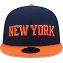 bone-plano-azul-marinho-e-laranja-snapback-9fifty-statement-da-new-york-knicks-nba-da-new-era