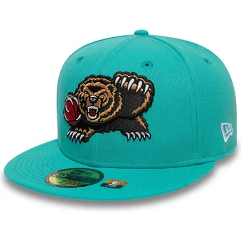 Boné plano verde justo 59FIFTY Classic da Memphis Grizzlies NBA da New Era