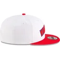 bone-plano-branco-e-vermelho-snapback-9fifty-classic-da-golden-state-warriors-nba-da-new-era