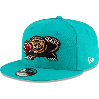 Boné plano verde snapback 9FIFTY Classic da Memphis Grizzlies NBA da New Era