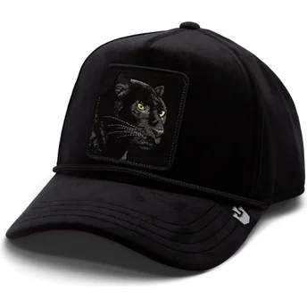 Boné curvo preto snapback pantera Panther Royalty The Farm da Goorin Bros.