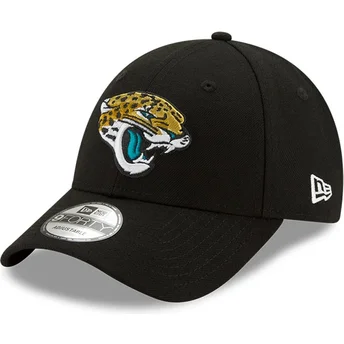 Boné curvo preto ajustável 9FORTY The League da Jacksonville Jaguars NFL da New Era