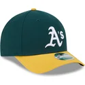 bone-curvo-verde-e-amarelo-snapback-9forty-m-crown-player-replica-da-oakland-athletics-mlb-da-new-era