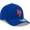 bone-curvo-azul-snapback-9forty-m-crown-player-replica-da-new-york-mets-mlb-da-new-era