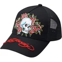 bone-trucker-preto-skull-rose-da-ed-hardy