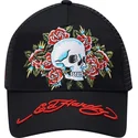 bone-trucker-preto-skull-rose-da-ed-hardy