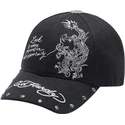 bone-curvo-preto-ajustavel-lucky-dragon-da-ed-hardy