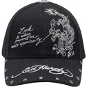 bone-curvo-preto-ajustavel-lucky-dragon-da-ed-hardy