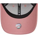 bone-curvo-rosa-ajustavel-com-logo-rosa-9forty-league-essential-da-new-york-yankees-mlb-da-new-era