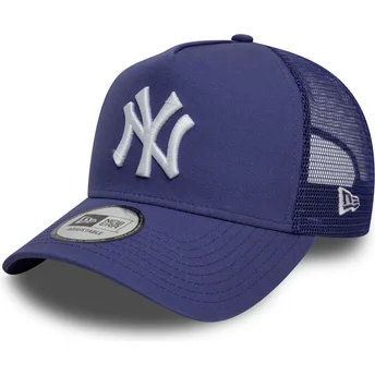 Boné trucker violeta 9FORTY A Frame League Essential da New York Yankees MLB da New Era