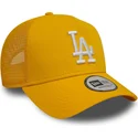 bone-trucker-amarelo-9forty-a-frame-league-essential-da-los-angeles-dodgers-mlb-da-new-era