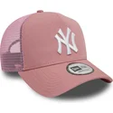 bone-trucker-rosa-9forty-a-frame-league-essential-da-new-york-yankees-mlb-da-new-era