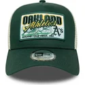 bone-trucker-verde-9forty-a-frame-patch-da-oakland-athletics-mlb-da-new-era