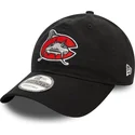 bone-curvo-preto-ajustavel-9twenty-da-carolina-mudcats-milb-da-new-era