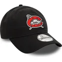 bone-curvo-preto-ajustavel-9twenty-da-carolina-mudcats-milb-da-new-era