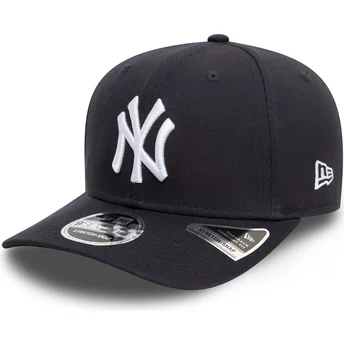 Boné curvo azul marinho snapback 9SEVENTY Stretch Snap da New York Yankees MLB da New Era