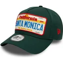 bone-curvo-verde-snapback-9forty-a-frame-license-plate-da-santa-monica-cidades-e-praias-da-new-era