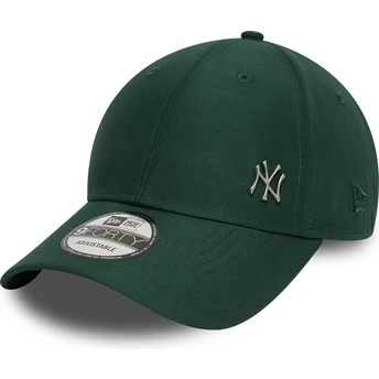 Boné curvo verde ajustável 9FORTY Flawless da New York Yankees MLB da New Era