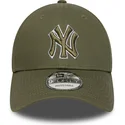 bone-curvo-verde-ajustavel-com-logo-verde-9forty-outline-da-new-york-yankees-mlb-da-new-era