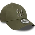 bone-curvo-verde-ajustavel-com-logo-verde-9forty-outline-da-new-york-yankees-mlb-da-new-era