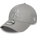 bone-curvo-cinza-ajustavel-9forty-outline-da-new-york-yankees-mlb-da-new-era