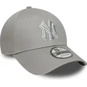 bone-curvo-cinza-ajustavel-9forty-outline-da-new-york-yankees-mlb-da-new-era