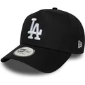 bone-curvo-preto-snapback-e-frame-league-essential-da-los-angeles-dodgers-mlb-da-new-era