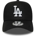 bone-curvo-preto-snapback-e-frame-league-essential-da-los-angeles-dodgers-mlb-da-new-era