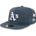 bone-plano-verde-justo-59fifty-a-frame-championship-side-flag-da-oakland-athletics-mlb-da-new-era