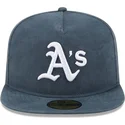 bone-plano-verde-justo-59fifty-a-frame-championship-side-flag-da-oakland-athletics-mlb-da-new-era