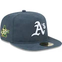 bone-plano-verde-justo-59fifty-a-frame-championship-side-flag-da-oakland-athletics-mlb-da-new-era