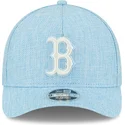 bone-curvo-azul-claro-snapback-9forty-m-crown-a-frame-cotton-weave-da-boston-red-sox-mlb-da-new-era