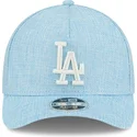 bone-curvo-azul-claro-snapback-9forty-m-crown-a-frame-cotton-weave-da-los-angeles-dodgers-mlb-da-new-era